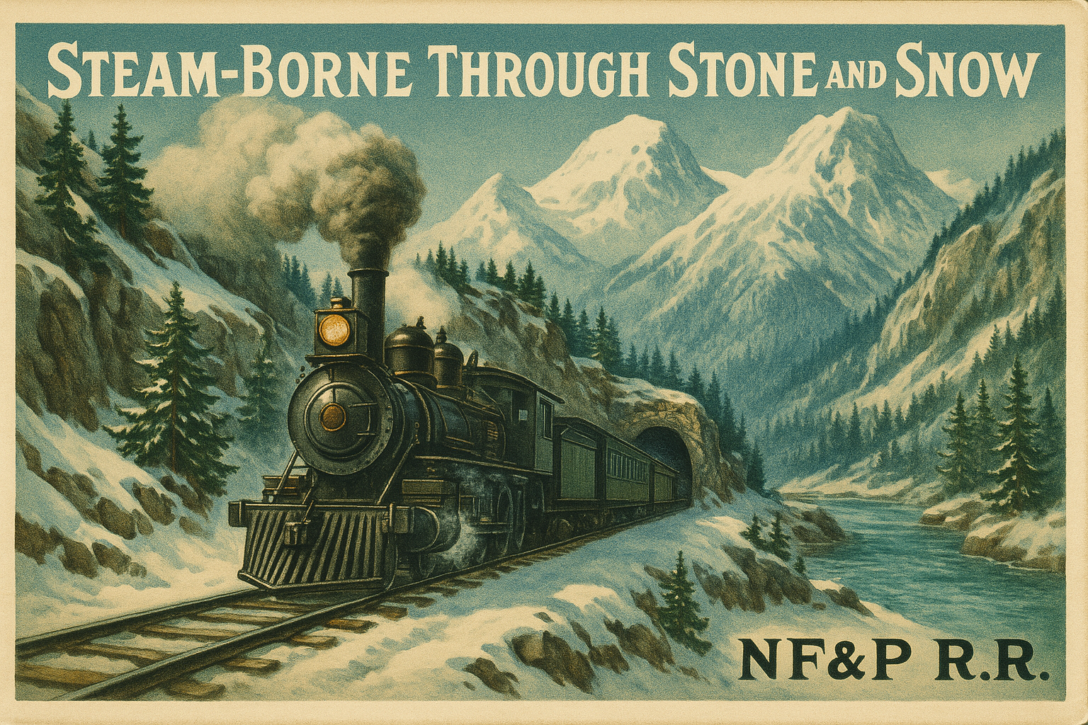 North Fork & Pacific RR Logo